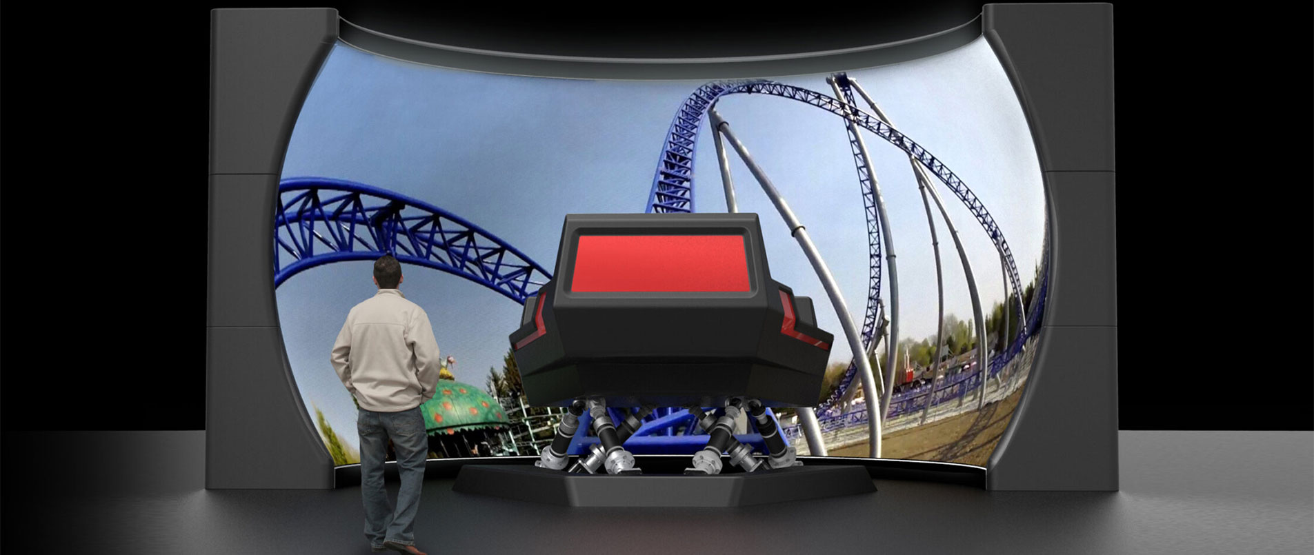 Today’s dark rides use immersive technology